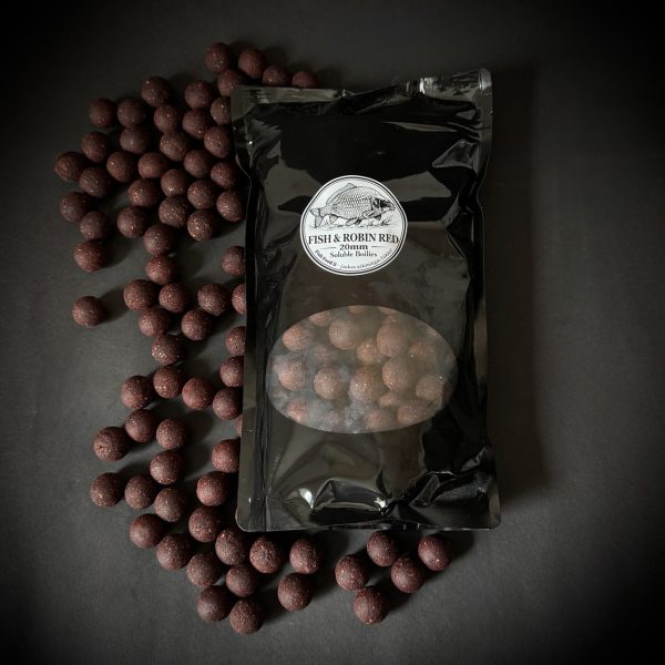 fish robin red soluble 20mm tirpstantys boiliai karpiams